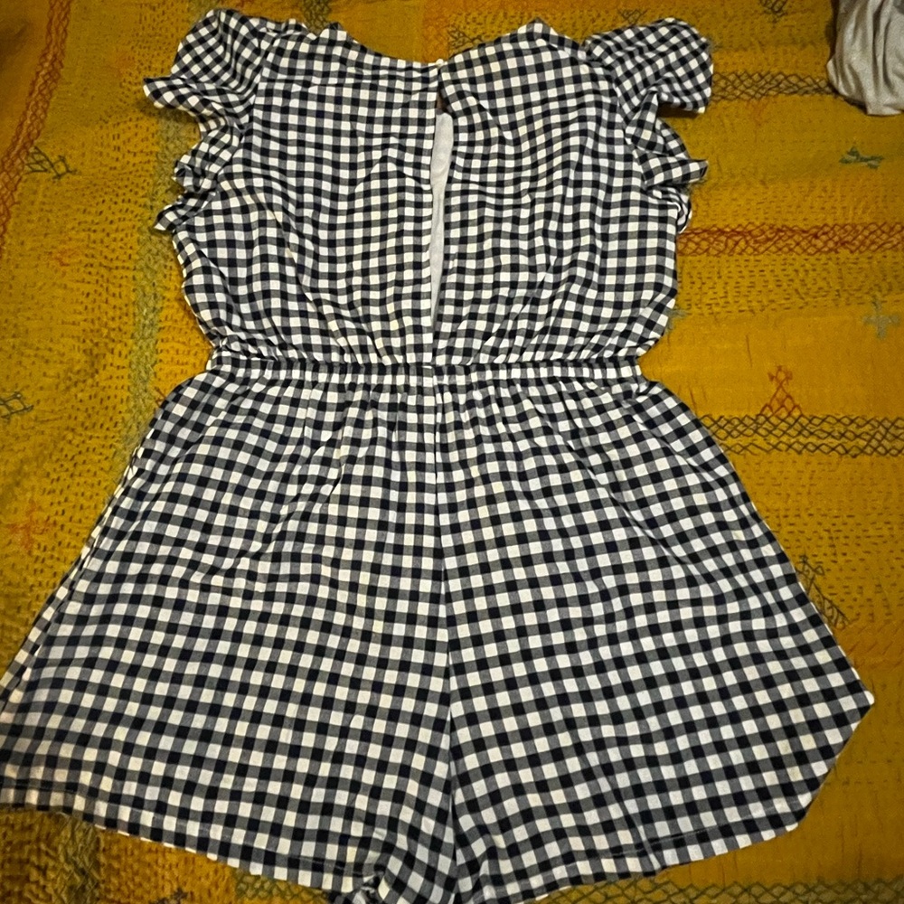 Gingham Checkered Romper - image 2